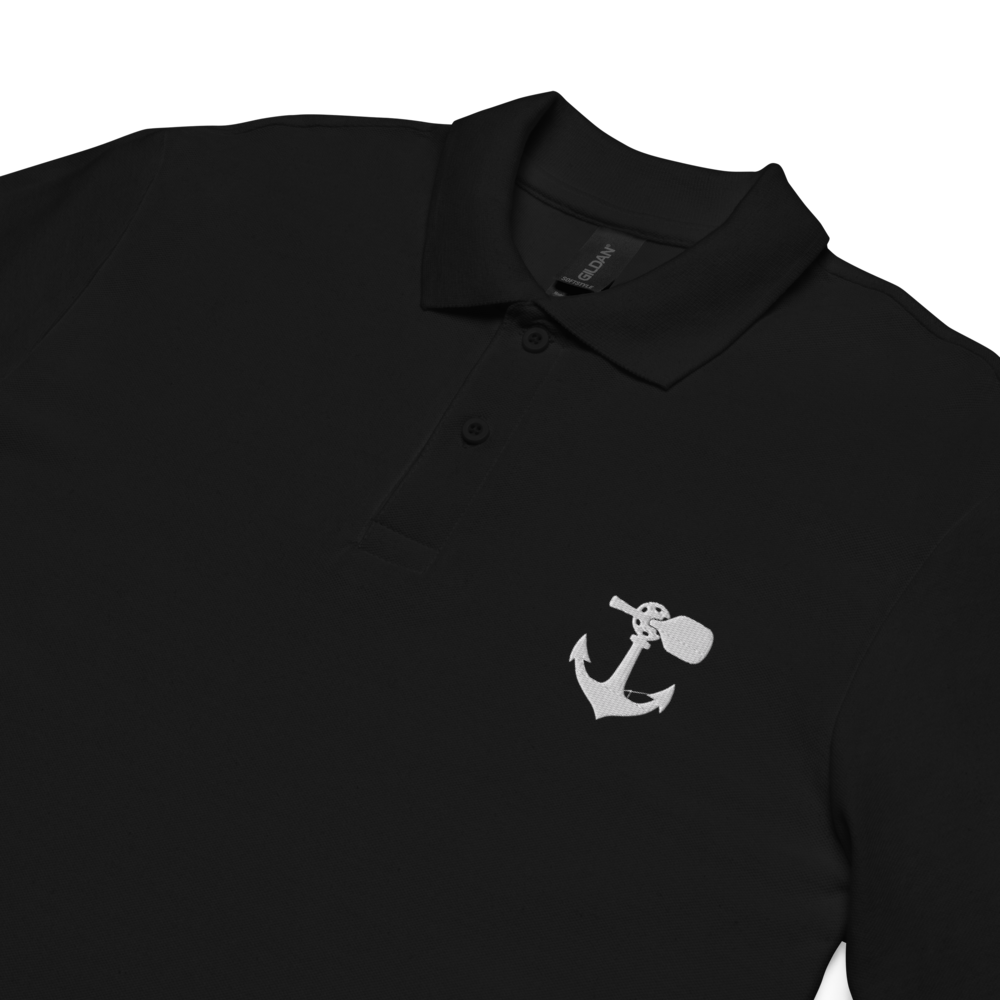 Banger Men's Pique Polo Blanc Logo