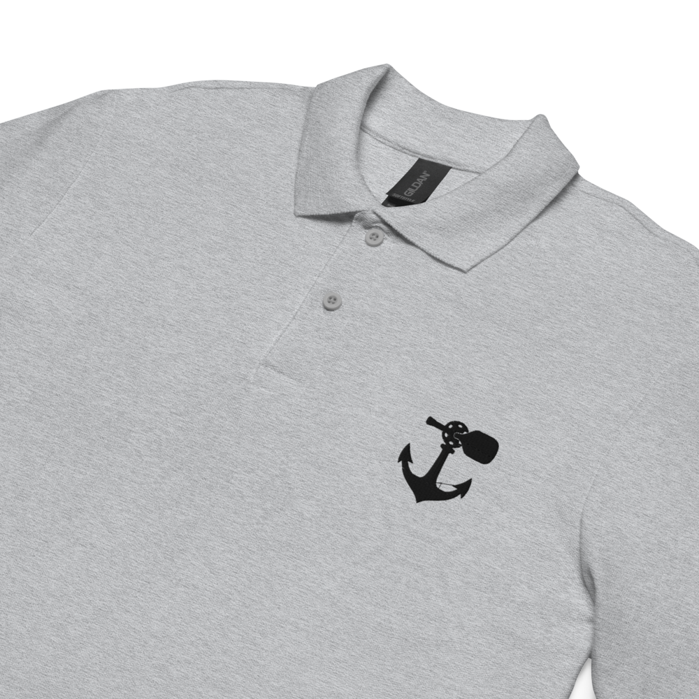 Banger Men's Pique Polo Noir Logo