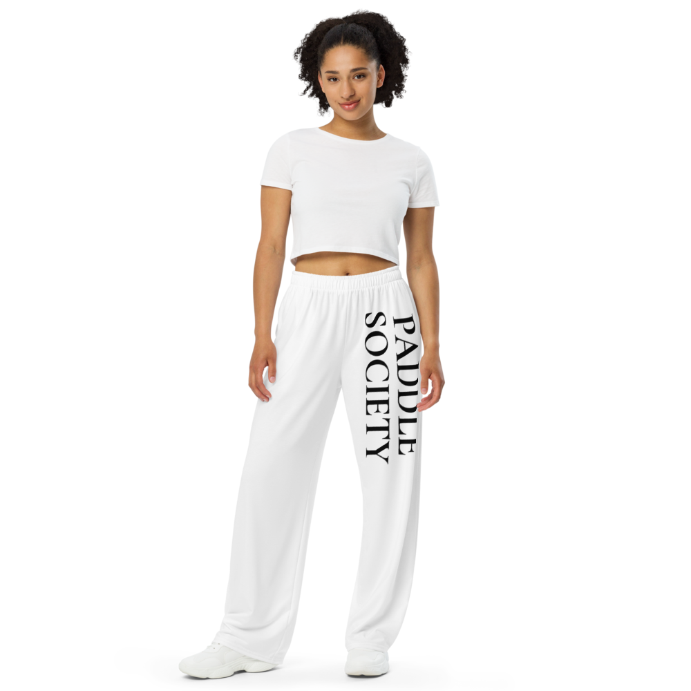 Society Women's Wide-Leg Wordmark Pants