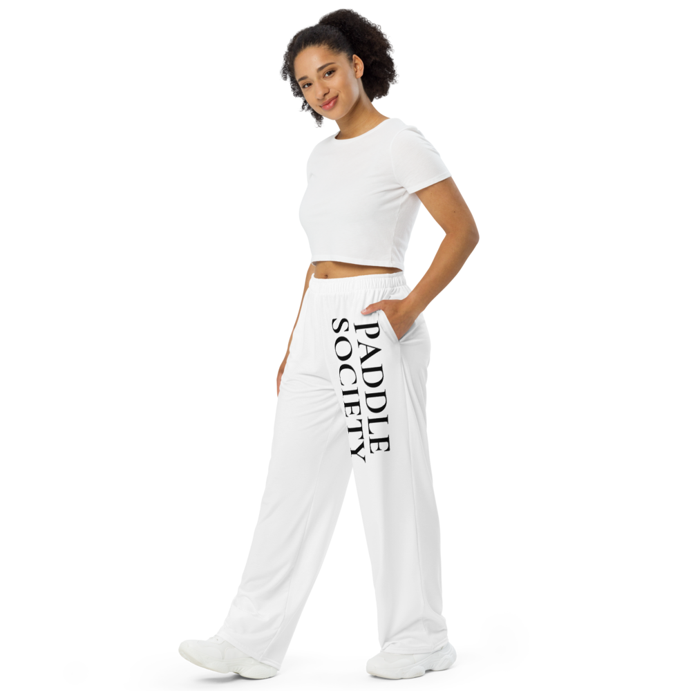 Society Women's Wide-Leg Wordmark Pants