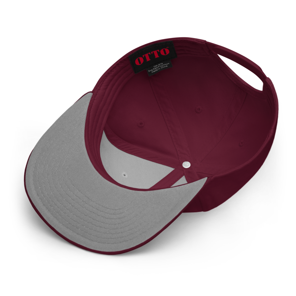 Dinker "Kitchen" Snapback Blanc Wordmark