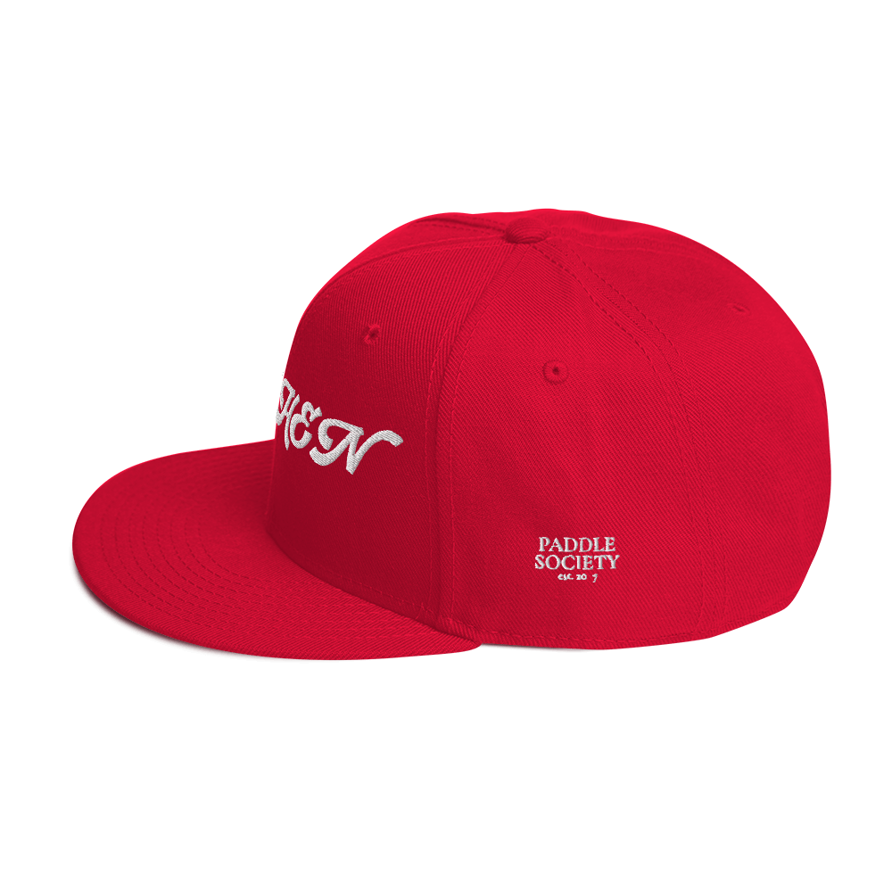 Dinker "Kitchen" Snapback Blanc Wordmark