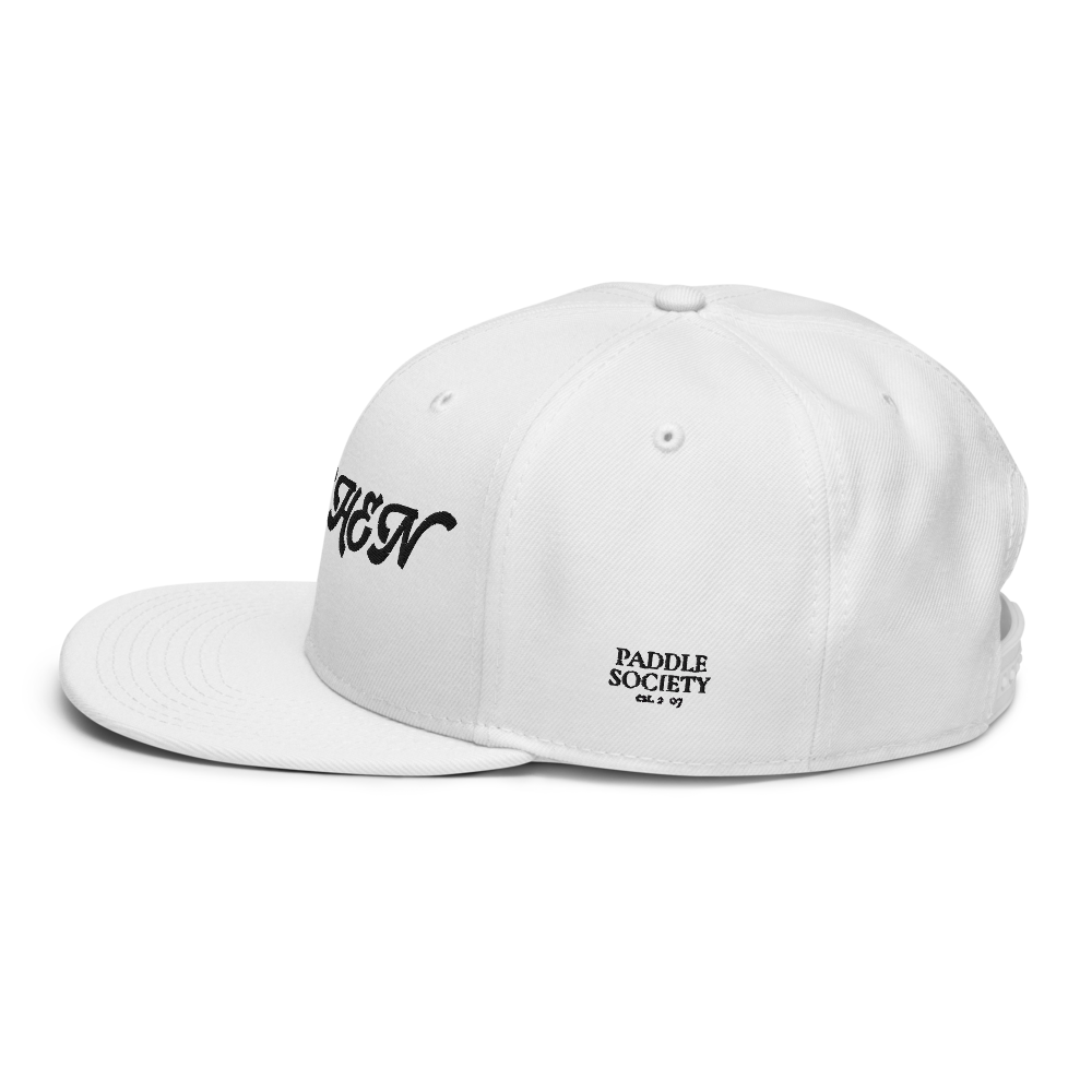 Dinker "Kitchen" Snapback Noir Wordmark