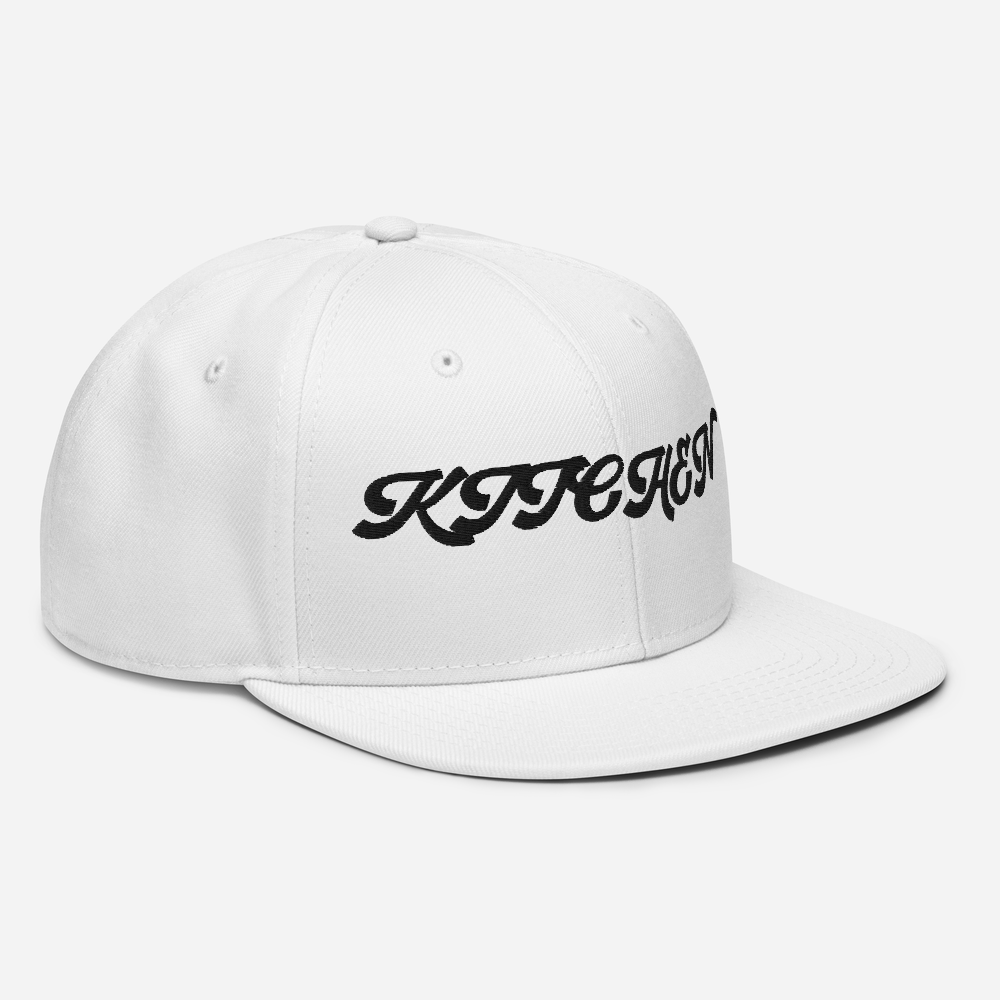 Dinker "Kitchen" Snapback Noir Wordmark