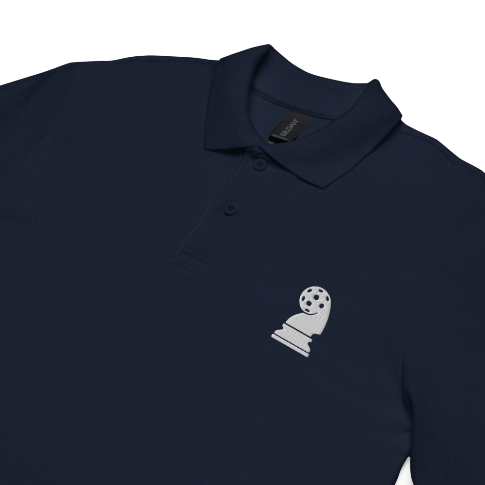 Architect Men's Pique Polo Blanc Logo