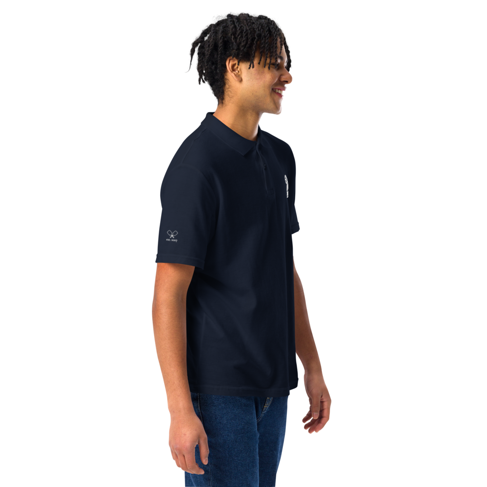Architect Men's Pique Polo Blanc Logo