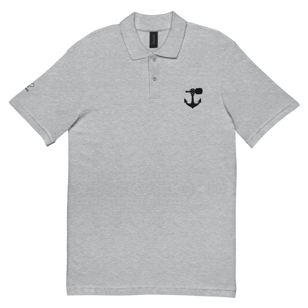 Banger Men's Pique Polo Noir Logo