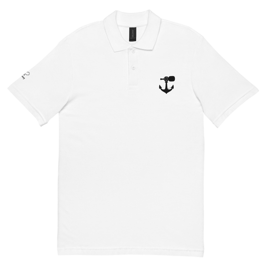 Banger Men's Pique Polo Noir Logo