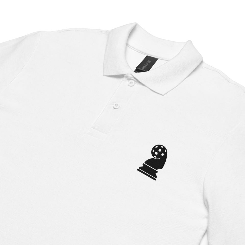 Architect Men's Pique Polo Noir Logo