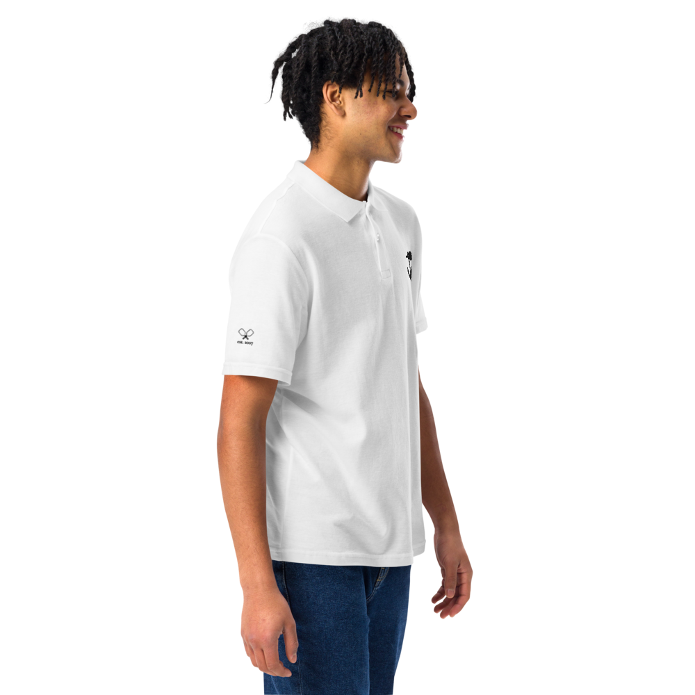 Banger Men's Pique Polo Noir Logo