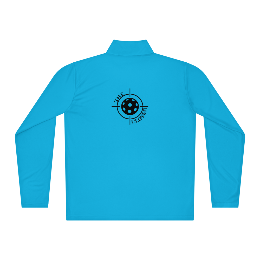 Closer Men's Quarter-Zip Noir Logo