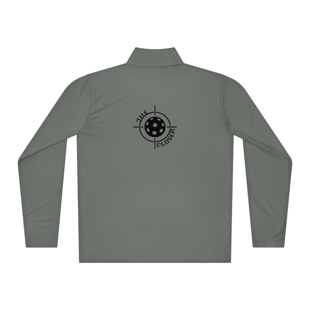 Closer Women's Quarter-Zip Noir Logo