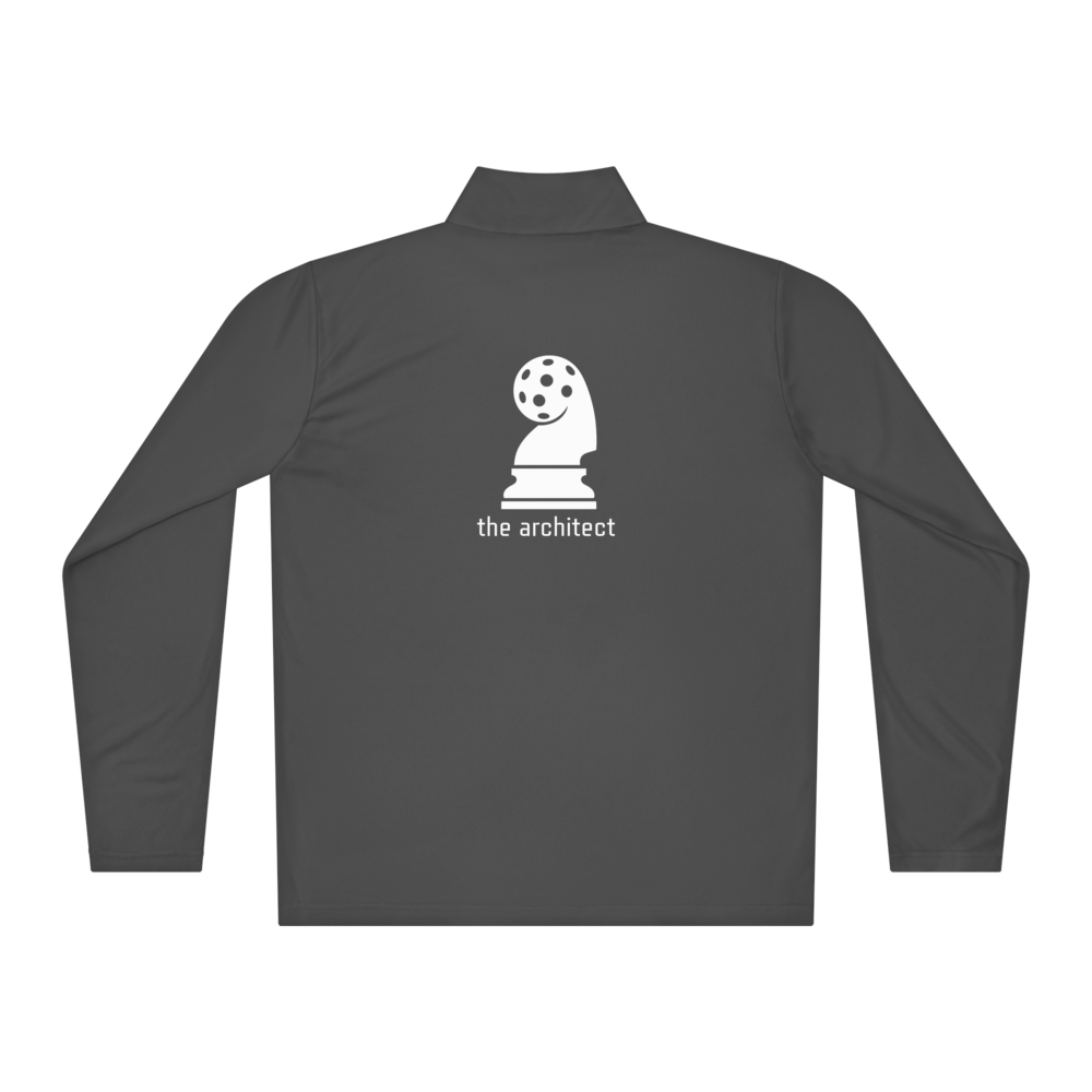 Architect Men's Quarter-Zip Blanc Logo