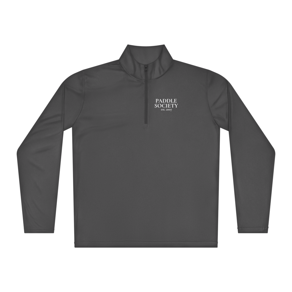 Architect Men's Quarter-Zip Blanc Logo