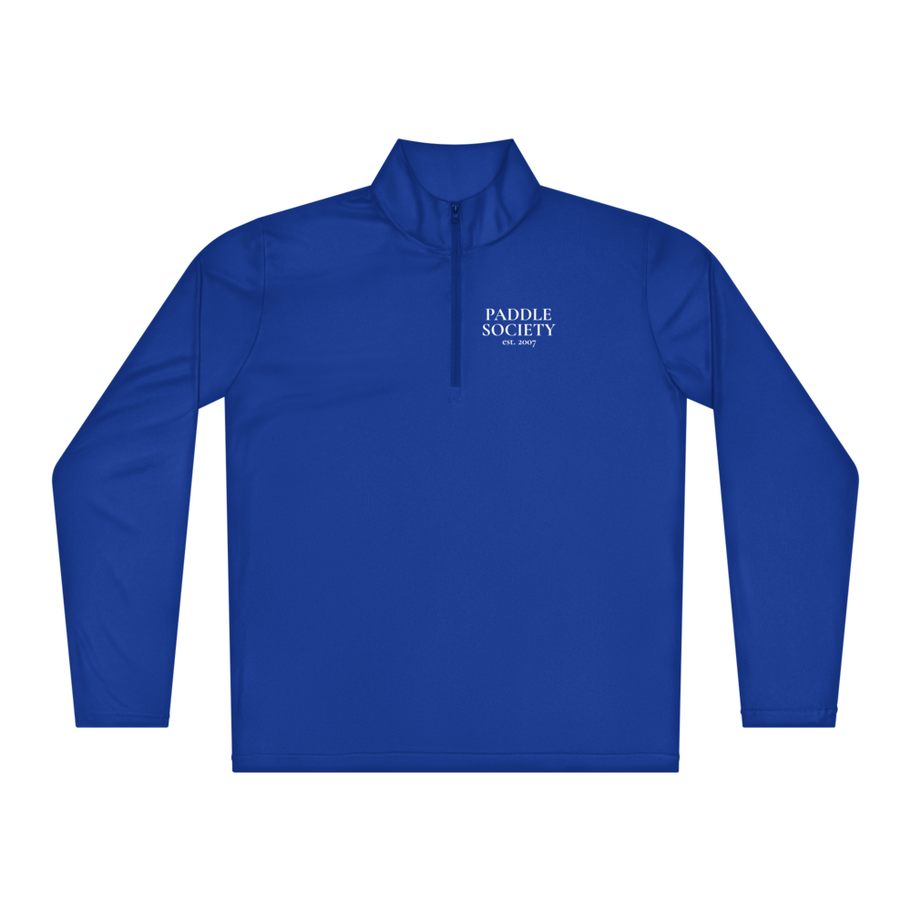 Architect Women's Quarter-Zip Blanc Logo