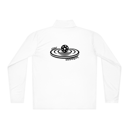 Dinker Men's Quarter-Zip Noir Logo