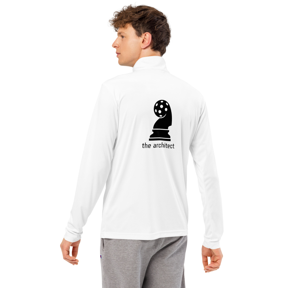 Architect Men's Quarter-Zip Noir Logo