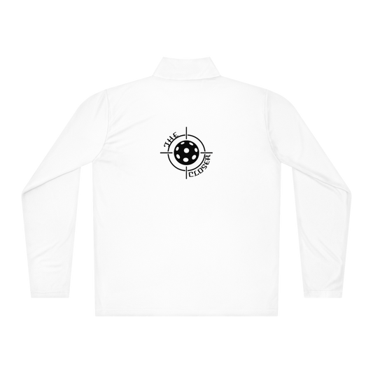 Closer Men's Quarter-Zip Noir Logo