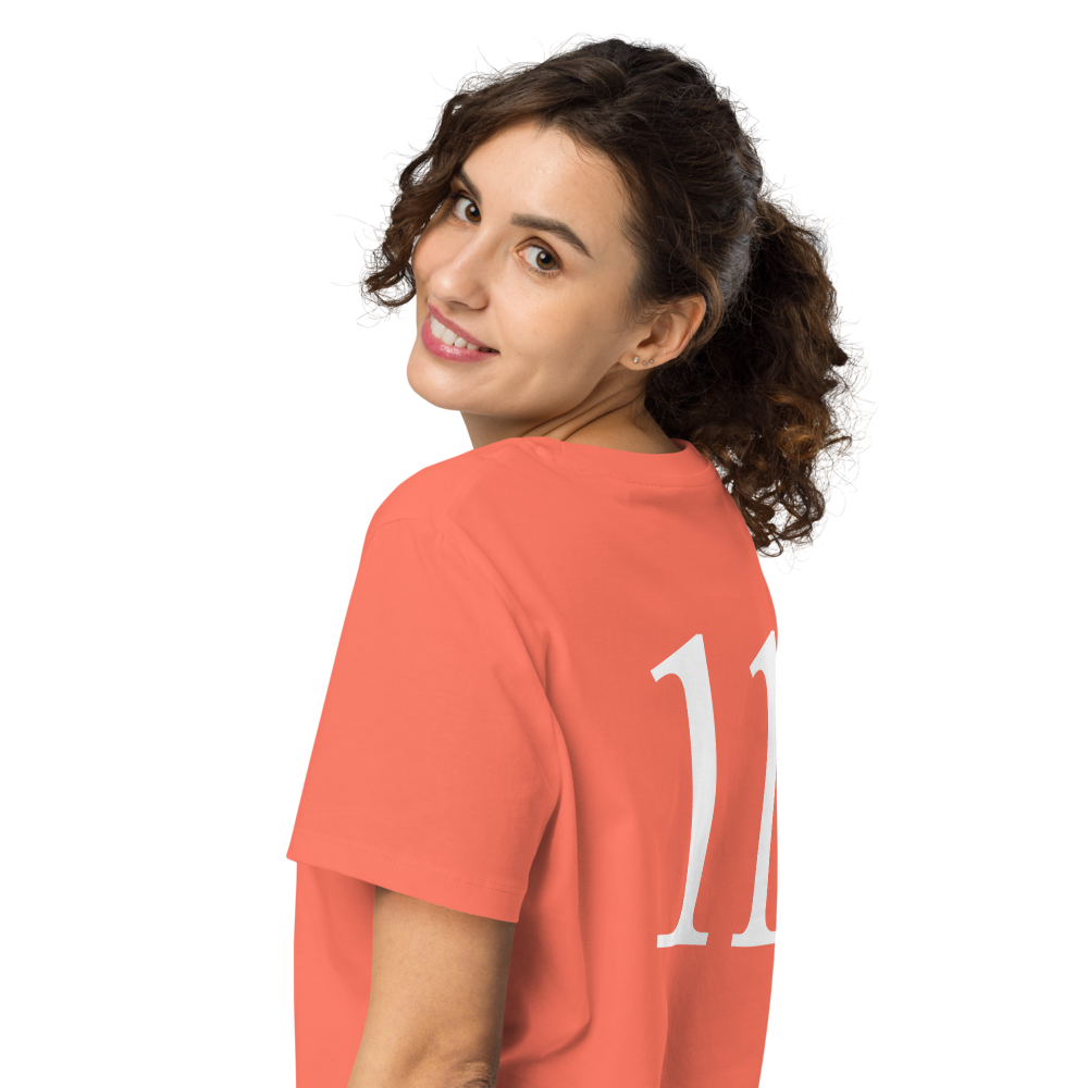Society Ribbed Tee Blanc Wordmark