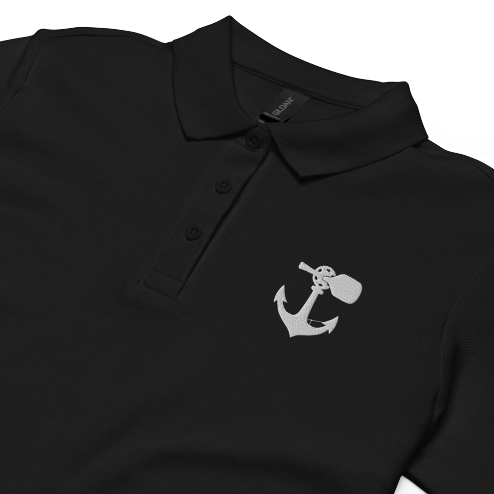 Banger Women's Pique Polo Blanc Logo