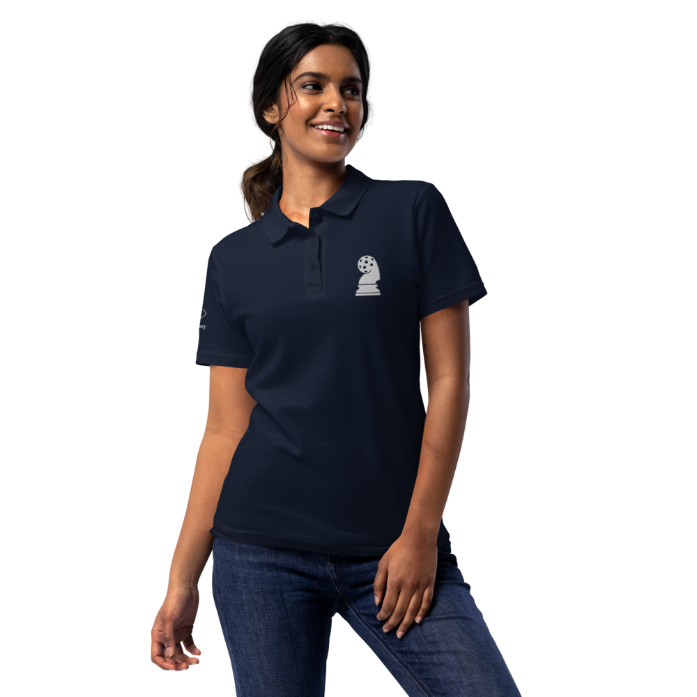 Architect Women's Pique Polo Blanc Logo